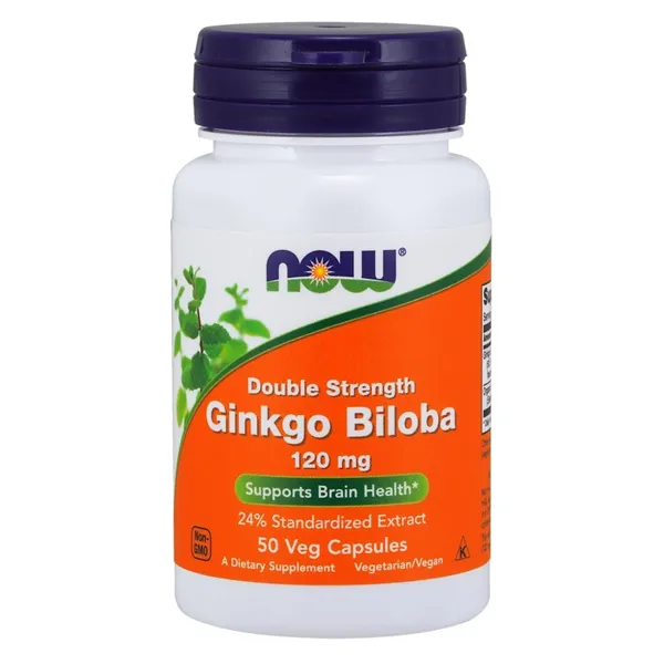 Ginkgo Biloba Double Strength, 120mg - 50 vcaps