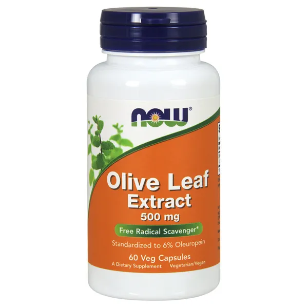 Olīvu lapu ekstrakts, 500 mg - 60 v kapsulas
