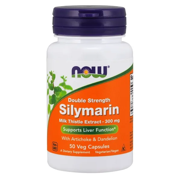 Milk Thistle Extract with Artichoke & Dandelion, 300mg Double Strength - 50 vcaps