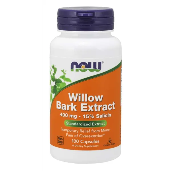 Willow Bark Extract, 400mg - 100 caps