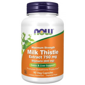 Milk Thistle Extract, 750mg Maximum Strength - 90 vcaps