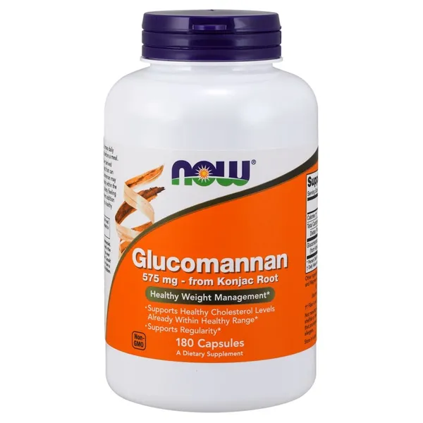 Gliukomananas iš konjako šaknies, 575 mg - 180 kapsulių