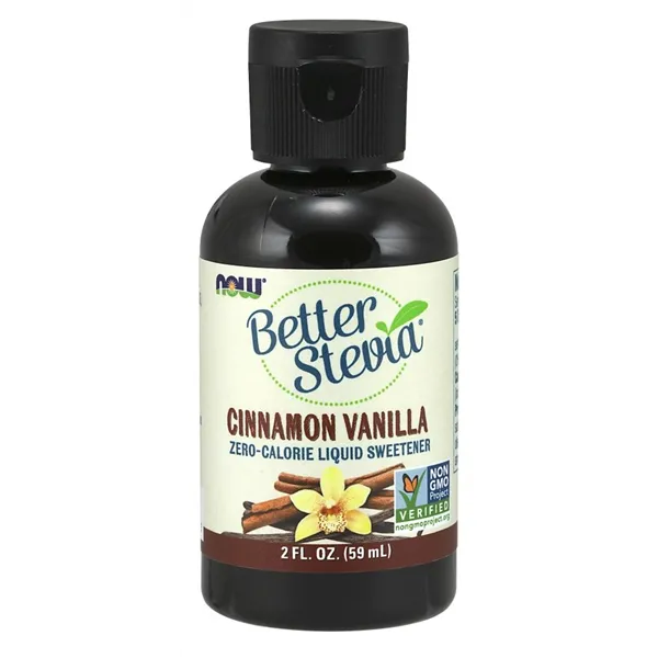Better Stevia šķidrums, kanēļa un vaniļas aromāts - 59 ml.