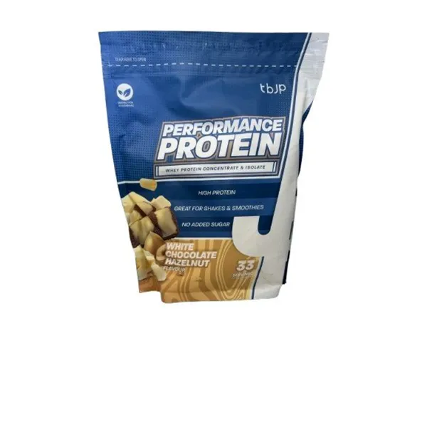 „Performance Protein“, baltojo šokolado ir lazdyno riešutų skonio – 1000 g