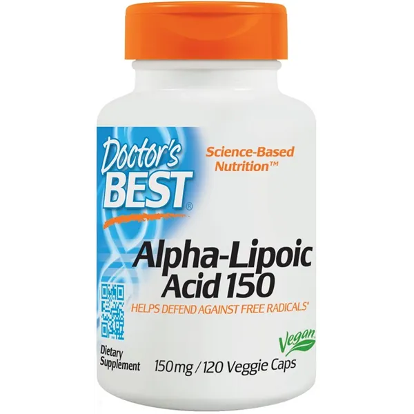 Alfa-lipoīnskābe, 150 mg - 120 v-kapsulas
