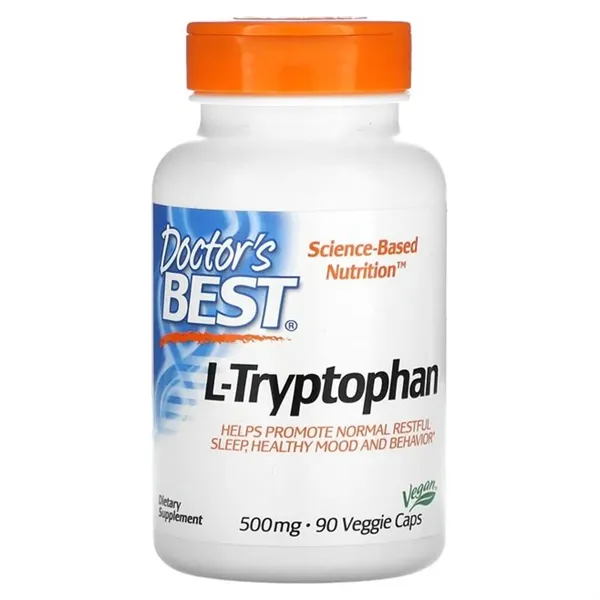 L-Tryptophan, 500mg - 90 vcaps