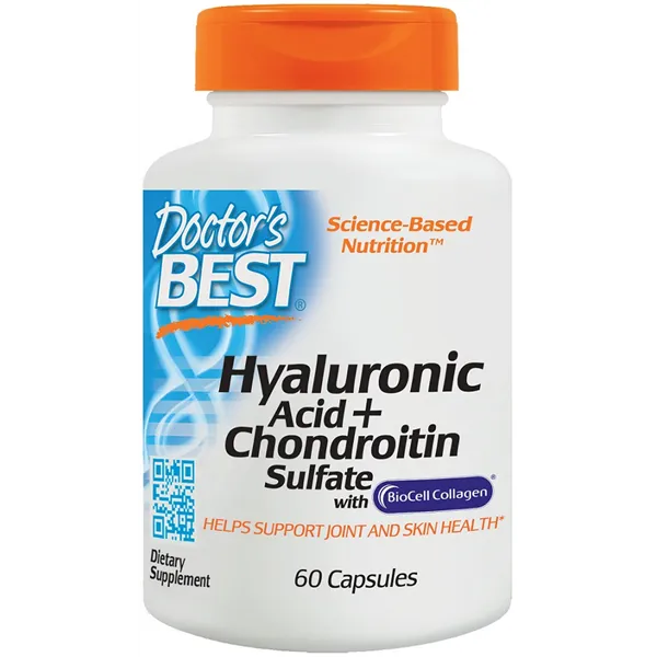Hyaluronic Acid + Chondroitin Sulfate with BioCell Collagen - 60 caps