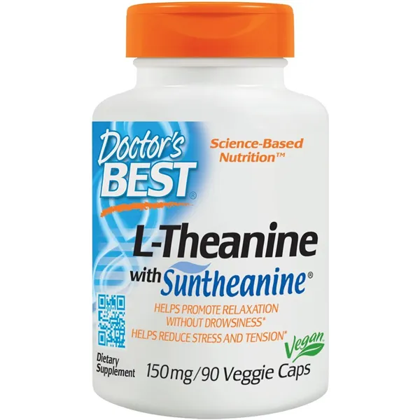 L-Theanine with Suntheanine, 150mg - 90 vcaps
