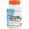 Natūralus vitaminas K2 MK7 su MenaQ7, 45 mcg - 60 v kapsulių