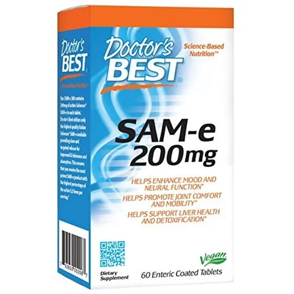 SAM-e, 200 mg - 60 tablettia