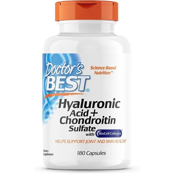 Hyaluronihappo + kondroitiinisulfaatti ja BioCell-kollageeni - 180 kaps.