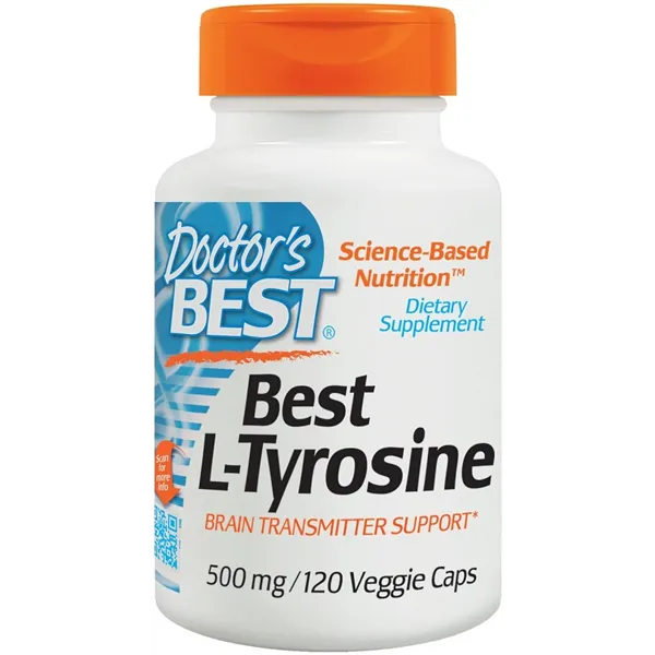 L-tirozīns, 500 mg - 120 v-kapsulas