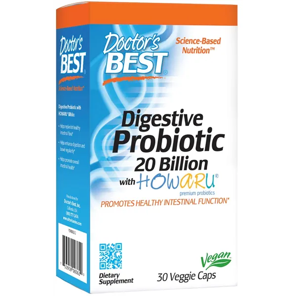 Digestive Probiotic, 20 Billion CFU - 30 vcaps
