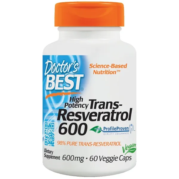 Trans-Resveratrol 600, 600mg - 60 vcaps