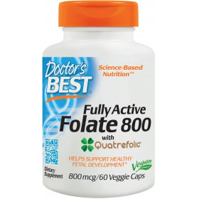 Pilnībā aktīvs folāts 800 ar Quatrefolic, 800mcg - 60 v-kapsulas