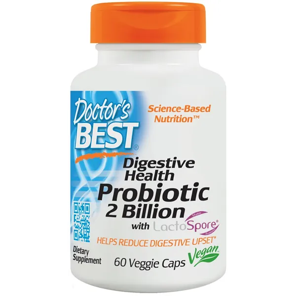 Virškinimo sveikatos probiotikas 2 milijardai su LactoSpore - 60 v kapsulių