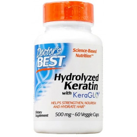 Hidrolizēts keratīns, 500 mg - 60 v-kapsulas