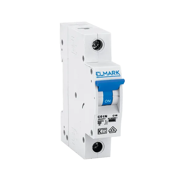 MINIATURE CIRCUIT BREAKER C61N 16A 1P 6kA CURVE B NEW