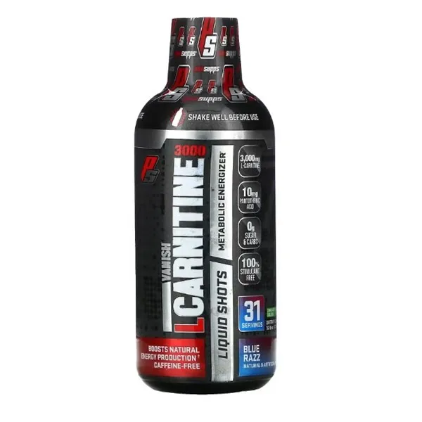 L-Carnitine 3000, Blue Razz - 473 ml.