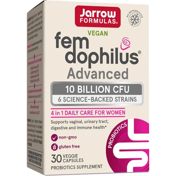 Фем-Дофилус Улучшенный - Длительного хранения, 10 млрд КОЕ - 30 растительных капсул