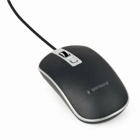 Pelė su laidu ir optiniu jutikliu GEMBIRD MUS-4B-06-BS 1200 DPI (1 vnt.)