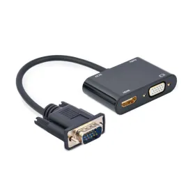 VGA – HDMI adapteris GEMBIRD A-VGA-HDMI-02 Juoda