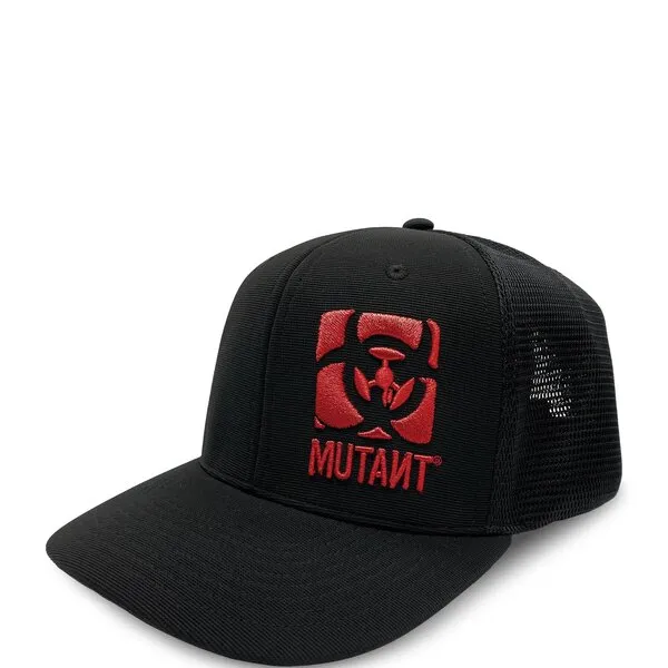Mutant Fitted Flex cepure, melna un sarkana