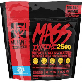 Mutant Mass Extreme 2500, sausainiai ir grietinėlė - 2720 g