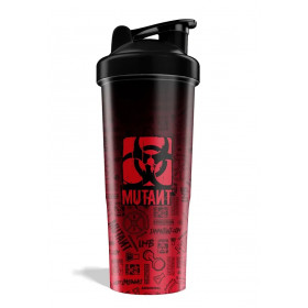„Mutant Logo Shaker“ purtyklė, juodai raudonai blunkanti spalva - 600 ml.