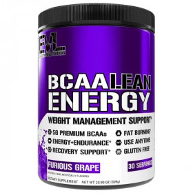 BCAA Lean Energy, „Furious Grape“ – 309 g
