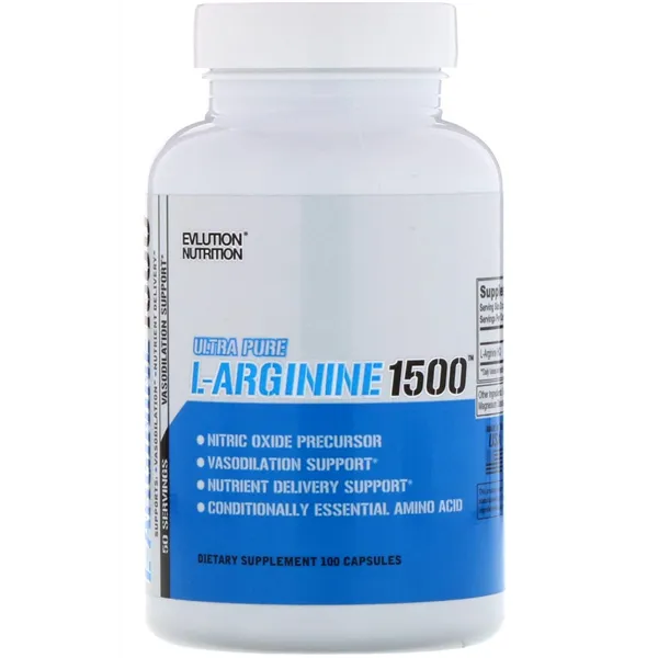 L-arginiini 1500 - 100 kaps.