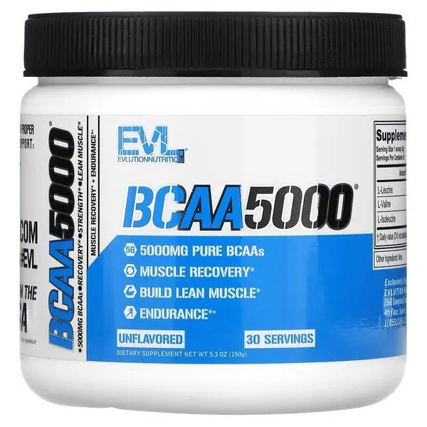 BCAA 5000, maustamaton - 150g