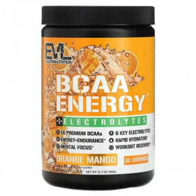 BCAA Energy + Electrolytes, Orange Mango - 333g