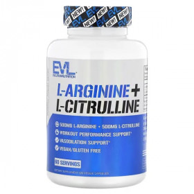 L-Arginine + L-Citrulline, Capsules - 120 vcaps
