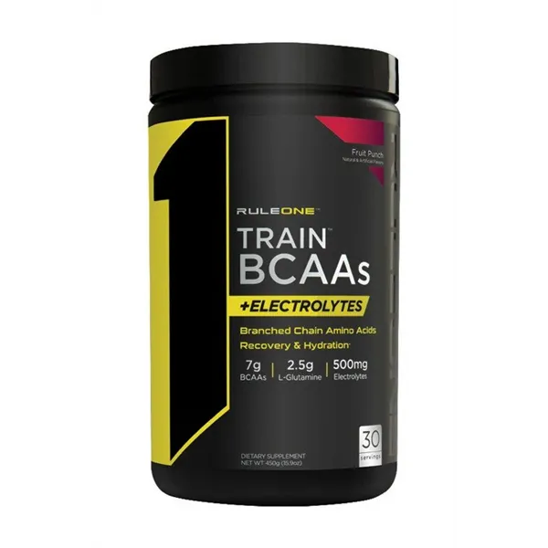 Train BCAAs + elektrolīti, augļu punšs - 450g