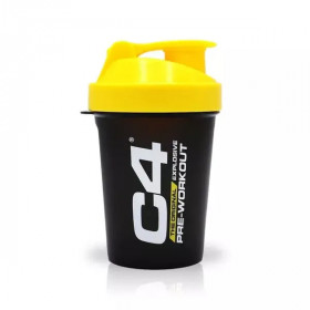C4 Shaker, Black & Yellow - 400 ml.