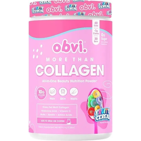 Daugiau nei kolagenas – viskas viename grožio produkte, vaisių skonio dribsniai – 350 g