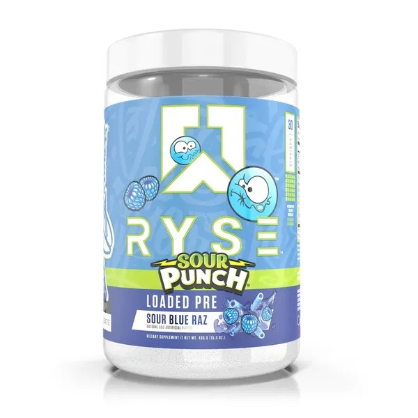 Loaded Pre, Sour Punch Blue Raz - 435g