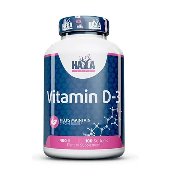 Vitamin D-3, 400 IU - 100 softgels