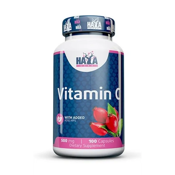 C-vitamiini ruusunmarjoilla, 500 mg - 100 kaps.