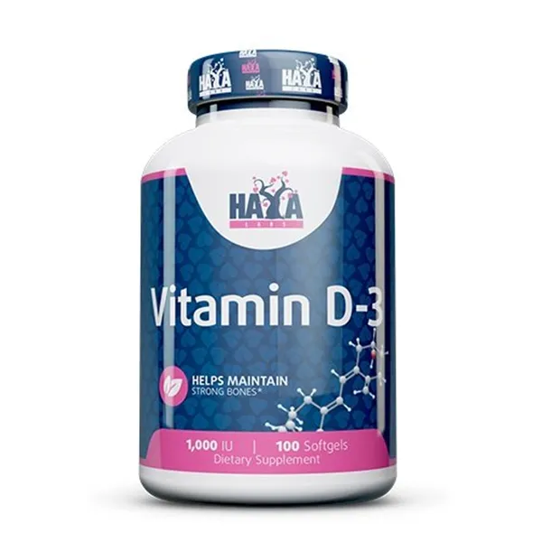 Vitamin D-3, 1000 IU - 100 softgels