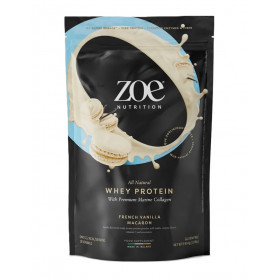 Whey Protein with Premium Marine Collagen, French Vanilla Macaron - 454g