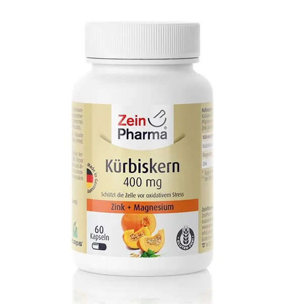 Ķirbju sēklas, 400 mg - 60 kapsulas
