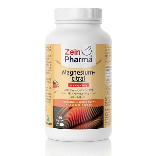 Magnesium Citrate, 680mg - 120 caps