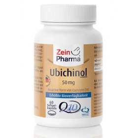Ubichinolis, 50 mg - 60 kapsulių