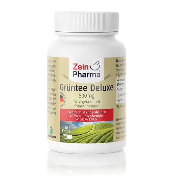 Vihreä tee Deluxe, 500 mg - 60 kaps.