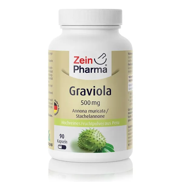 Graviola, 500 mg - 90 kapsulių