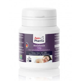 Melatoninas, 1 mg - 50 kapsulių