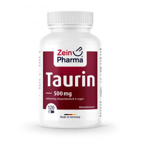 Taurīns, 500 mg - 120 v-kapsulas
