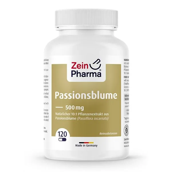 Passionkukka, 500 mg - 120 kaps.